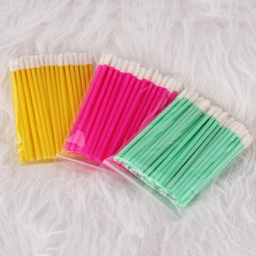 150PCS Disposable Eyelash/Lip Brushes Eyebrow Brushes Wand Comb Eye Lashes Makeup Brushes Mascara Wands for Eyelash Extension