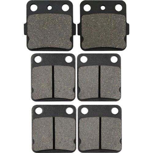Motorcycle Front and Rear Brake Pads For Yamaha YFM 125 2011-2013 YFS 200 2003-2006 YFM 350 Warrior 1989-2005 YFZ 350 1990-2006