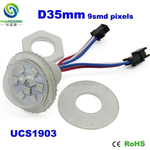 35mm 9smd ucs1903 5050 smd addressable rgb led pixel module light digital full color rgb led pixel light Waterproof ligting sign