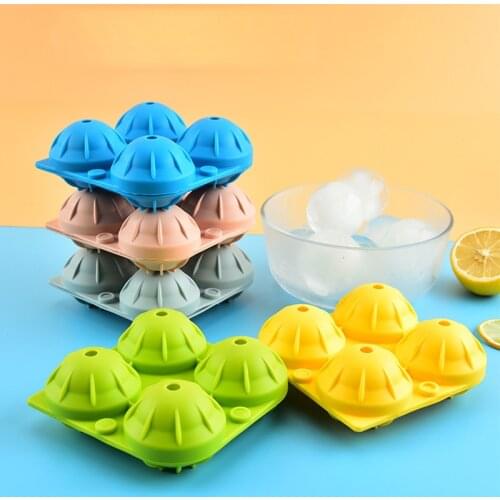 Ice Ball Maker Large Sphere Mold Silicone Trays for Whisky Ice Ball Mold with Funnel Cocktail Drink Make Mould Bar Accessories