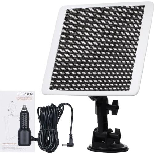 LED Car Interaction Screen Car Treasure Interactive Screen Wireless Control with Suction Cup Holder Creativity Personality Tools