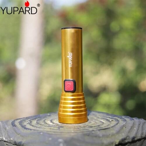 Outdoor camping Q5 LED Flashlight Built-in lithium battery Waterproof camping light USB Rechargeable Zoomable Torch