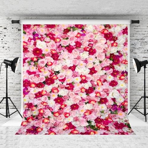 VinylBDS 5X7FT Wedding Photography Backdrops Colorful Flowers For Children Background Photographic Studio Background