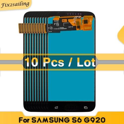 10 Pcs Wholesale TFT INCELL LCD Display For SAMSUNG GALAXY S6 G920 G920F SM-G920F G920FD Touch Screen Assesmbly Replacement