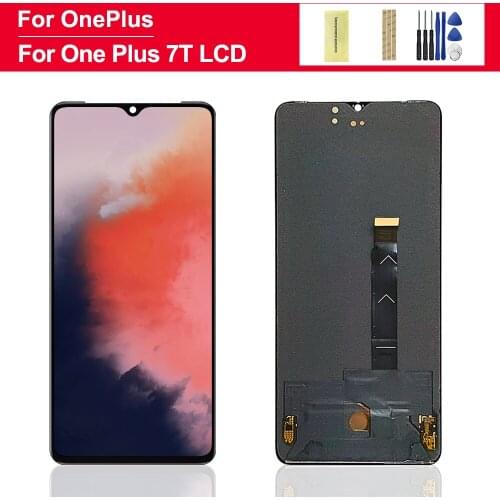 100% Original 6.55" Display Replacement For OnePlus 7T LCD Screen Display+Touch Panel Digitizer For OnePlus 7T LCD Display