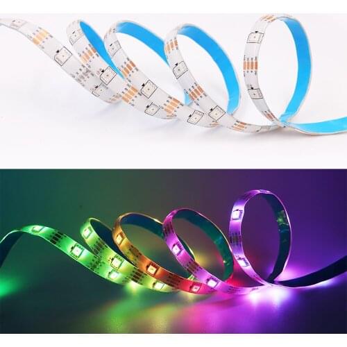 12V WS2815 LED Strip SMD5050 Full Color Led Light Strip Addressable Led Tape 30/60/144 Leds/m Pixel Lights Waterproof 1m 5m
