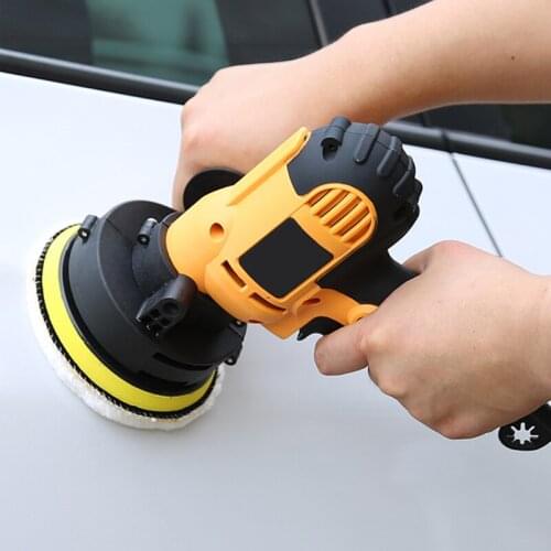 220V Electric Car Polisher Machine Pulidora 700W Auto Polishing Machine Adjustable Speed Sanding Waxing Tools With Sponge Pads