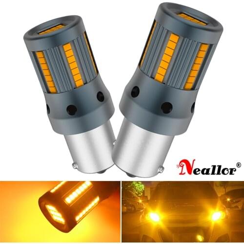 2x Canbus 1156 P21W BA15S BAU15S BAU15S T20 7440 LED Bulbs LED Car Turn Signal Light For Volvo xc60 v50 v40 v60 s80 s40 c30 xc70