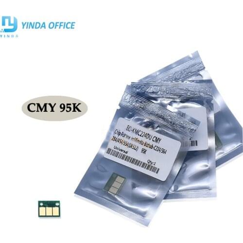 4pcs DR512 C224 drum chips for Konica Minolta Bizhub C224 C364 C284 C454 C554 C7822 C7828 Drum Unit Cartridge reset chip