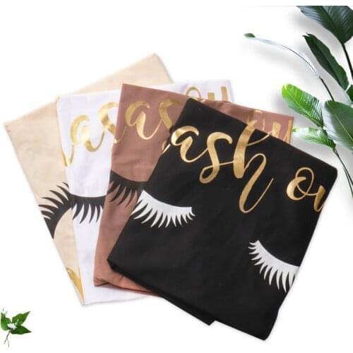 Fashion Bronzing Eyelash Pattern Grafted false eyelash Apron Women Adult Home Cooking Baking Cleaning Aprons Bibs Kitchen tools
