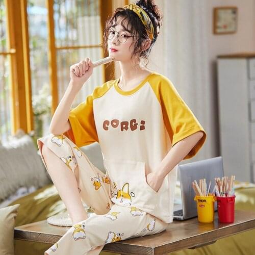 HUANHUSHENG Women's Knitted Pajamas