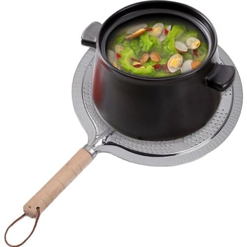 Induction Cooker Heating Diffusion Plate Cooking Stove Ring Converter Gas Induction Stove Wall Kitchen Pan Pan Tool 21cm