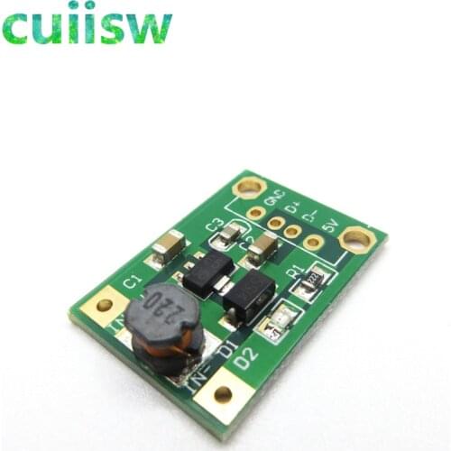 5V DC DC Converter Step Up Power Supply DC-DC Booster Boost Buck Converter Board Step-Up 500MA Voltage Regulator 1V-5V to 5V