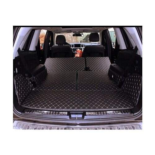 Best mats! Special trunk mats for Mercedes Benz GL 450 X164 7 seats 2011-2006 waterproof boot carpets cargo liner,Free shipping