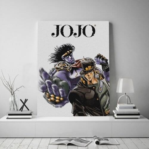 Canvas Paintings Jotaro Kujo Home Decor Jojo S Bizarre Modular Picture Modern Japanese Anime Printed Poster Living Room Wall Art