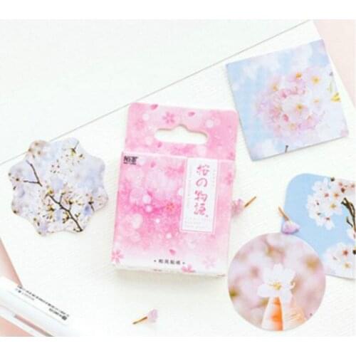 1pcs Sakura Stickers Laptop Skateboard Mixed Cartoon Toy Stickers Styling Laptop Travel Luggage Cool Funny Decals