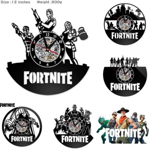 12inch Fortnite Game Wall Clock Fortress Night Creative Clocks Wall Home Decor Living Room Decoration Modern Design Clock Gift