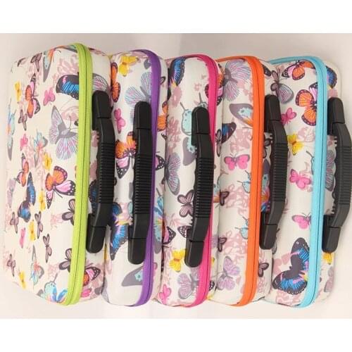 New 80Box Butterfly Diamond Embroidery Container Storage Box Diamond Paiting Box Carry Case Container Diamond Mosaic Storage Box