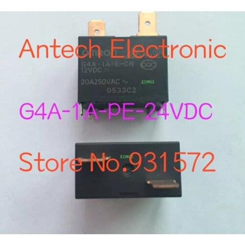 New original Omron relay G4A-1A-PE-24VDC G4A-1A-PE-24V 20A 250VAC