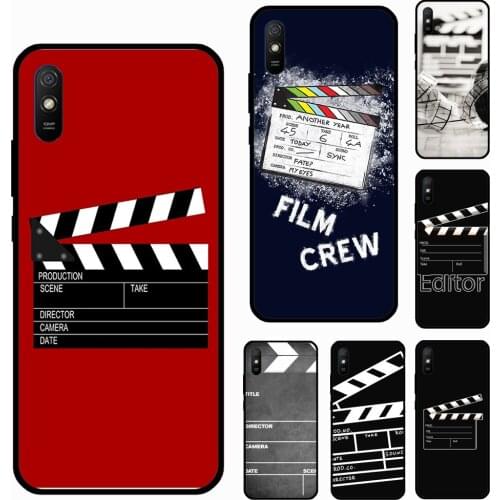 Film Clapperboard For Xiaomi Redmi Note 9 Pro 8 Note 10 Pro 8T 9S Cover For Redmi 9T 9A 9C 7A 8A K40 Case