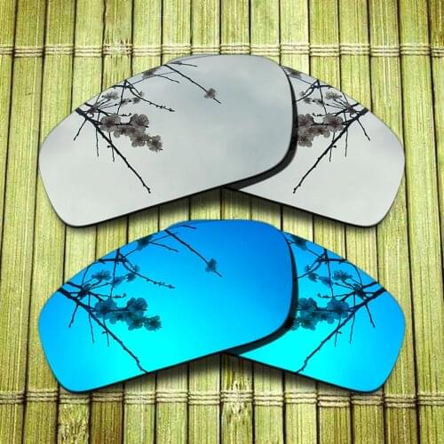 Polarized Replacement Lense For-Oakley Monster Pup Sunglasses Frame - Chrome & Blue Combine Options