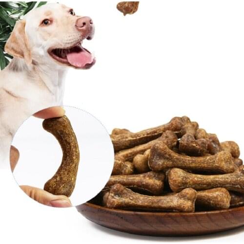 Dog Snacks Clean Teeth Bone Beef Flavor Dog Food Pet food Fresh Streaky Beef Nugget Small Middle Large Dogs Training Reward