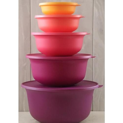 Tupperware Aloha Set of 5 Purple Tupperware