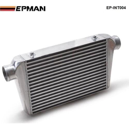 Universal Alloy Turbo Intercooler 450x300x76 Front Mount Intcooler w/ 3" Inlet & Oulet EP-INT004