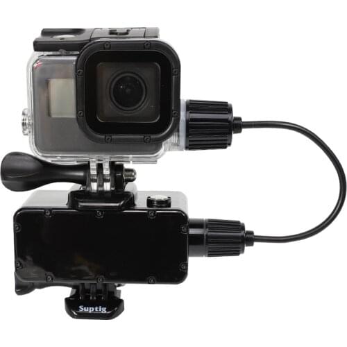 5200mAh Waterproof Power Bank Battery Charger Waterproof Case housing for GoPro Hero 7 6 5 4 3+ Go Pro Action Camera Accessories