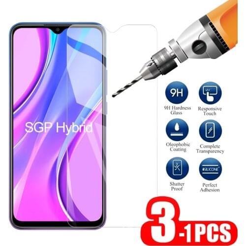 1-3PCS Safety Glass For Redmi 9 9A 9C Screen Protector On For Xiaomi Redmi 9 9A 9C Transparent Tempered Glass 9H