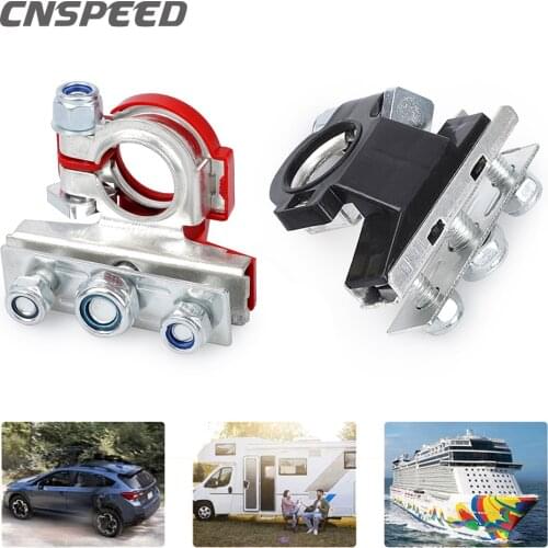 1Pair 12V 24V Automotive Car Top Post Battery Terminals Wire Cable Clamp Terminal Connectors Car Accessories