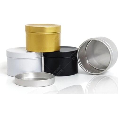 1pc Creative Mini Tea Caddy Metal Storage Boxes Sealed Coffee Powder Cans Travel Portable Flower Tea Packaging tin containers