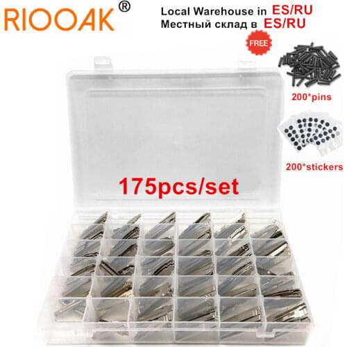 175pcs Car key Blank Remote KD Key Blade Key for KD900/KD-X2 KD VVDI JMD Remotes with Box For Renault Toyota BMW VW AUDI PSA