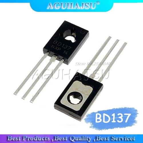 20PCS BD137 + BD138 each 10pcs Transistor TO-126 TO126 Triode Transistor New Original Free Shipping