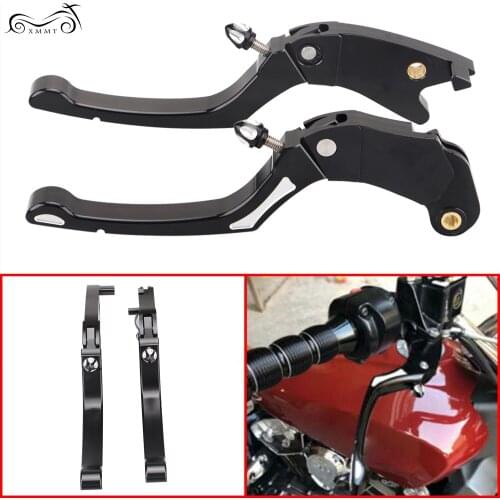 Motorcycle Aluminum Black Left Right Clutch Brake Handle Lever For Indian Scout 2013-2019 2014 2015 2016 2017 2018