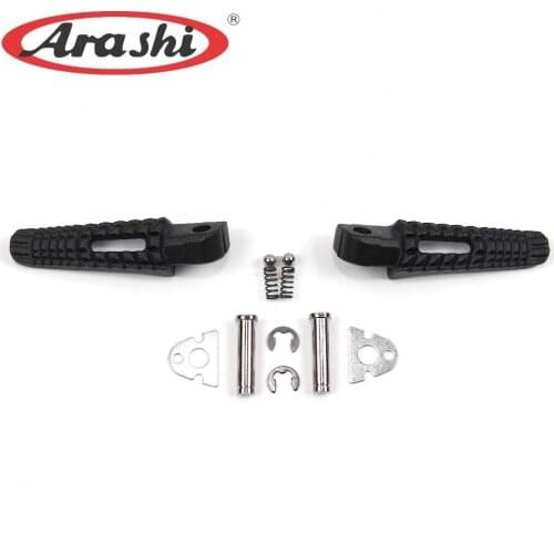 ARASHI Motorcycle Rear Foot Pegs Footrests Pedal For Suzuki B-KING 2008 - 2013 B KING Passenger Bracket 2009 2010 2011 2012