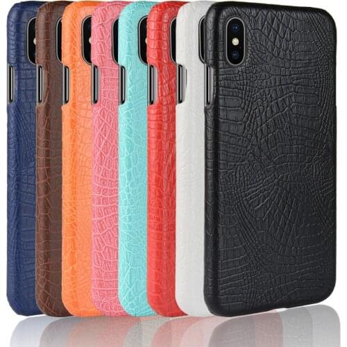 Subin Leather Crocodile Pattern New arrival For iPhone X XS XR XS MAX Case Retro Luxury Crocodile Skin Cover Phone Case