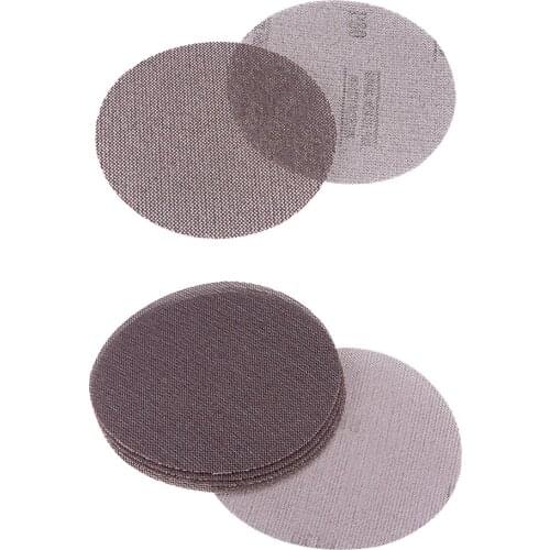 Uxcell 2Pcs 3Pcs 5Pcs Mesh Sanding Discs 5 Inch 80/120/180/240/600/1000 Grit Hook and Loop Grip Disc for Walls and Surfaces