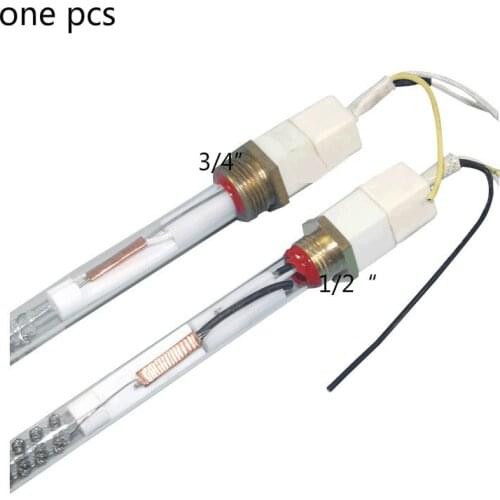 1 pcs quartz heating tubes for solar water heater radiator heating element quartz tube heater electric heating tube 220v 1500w