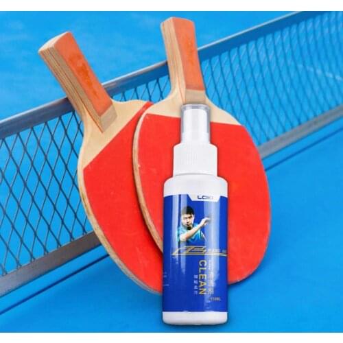 110ml Table Tennis Paddle Cleaner Ping Pong Racket Cleaning Spray Dirt Sweat Removal Professional Care Ping Pong Paddle Cleaner