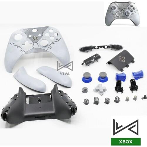 Full Housing Shell For Xbox One S Slim Gamepad Cover Case Frame With Bumper Buttons Mod Kit