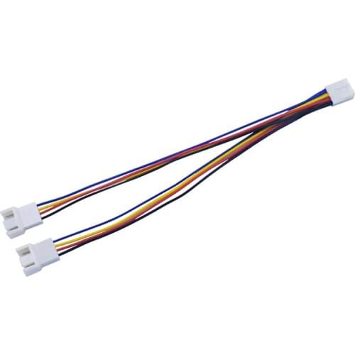 Motherboard 4Pin To Dual 2 X 4Pin PWM Fan Power Cable Splitter Extension Computer Case Mainboard Cooling Fan 4pin Extender Cable