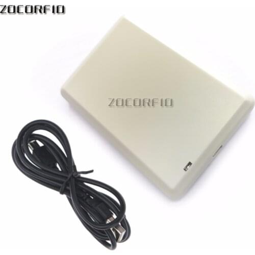 Usb rfid UHF desktop reader writer provide English SDK demo software with free sample testing cards