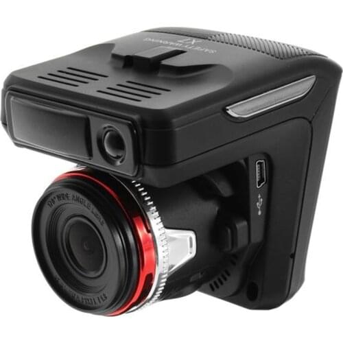 2In1 HD Dash Cam 1080P Car DVR Recorder Speed Detector Camera Video Recorder Driving Recorder