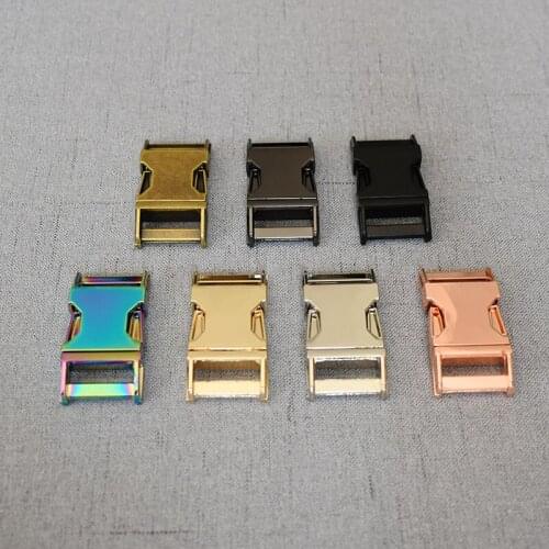1 pcs/pack Metal Quick Side Release Buckles for Webbing Tactical Belt dog collar DIY Outdoor Luggage Accessories