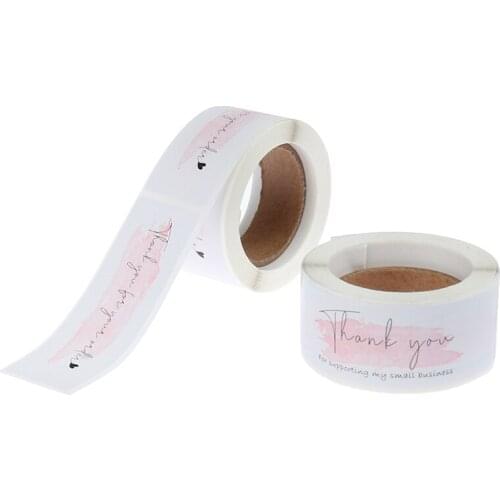 120 Pcs/Roll "thank You For Your Order" Sticker For Business Decoration Labels