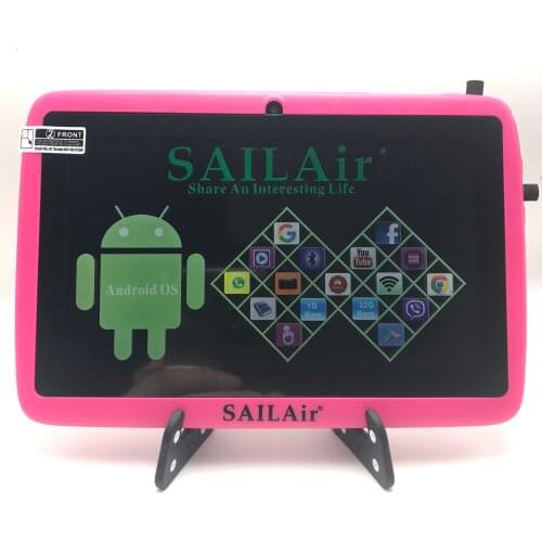 7 Inch Android Kids Tablet PC Dual Camera WiFi Education Game Free Little Gift for Boys Girls Tab with Protective rubber sleeve