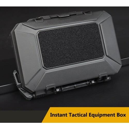 Tactical Standard MOLLE System Compatible Equipment Case Military Storage Box Carrying Protective Case Waterproof workbench
