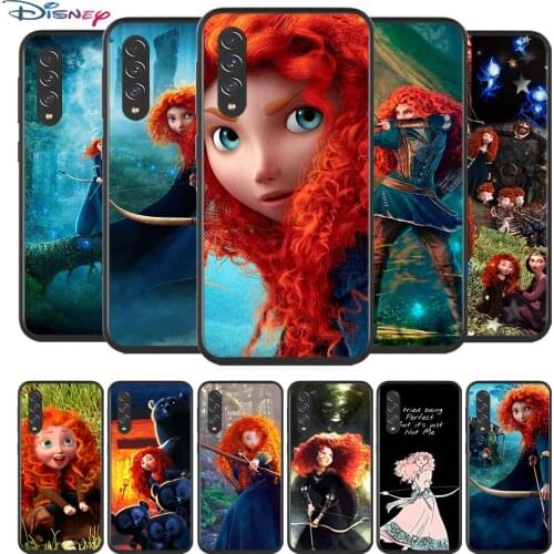 Merida Brave for Samsung Galaxy A90 A80 A70 A60 A50 A40 A20 A2Core A10 M31 M21 M60 M40 M30 Black Phone Case