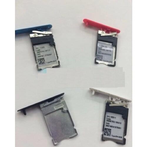 Black White Blue Color SIM Card Tray Replacement For Nokia Lumia 900